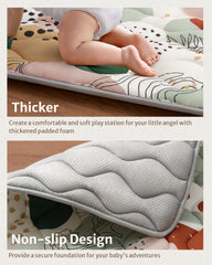 Blissful Diary abstract grove pattern enhances modern room aesthetics.