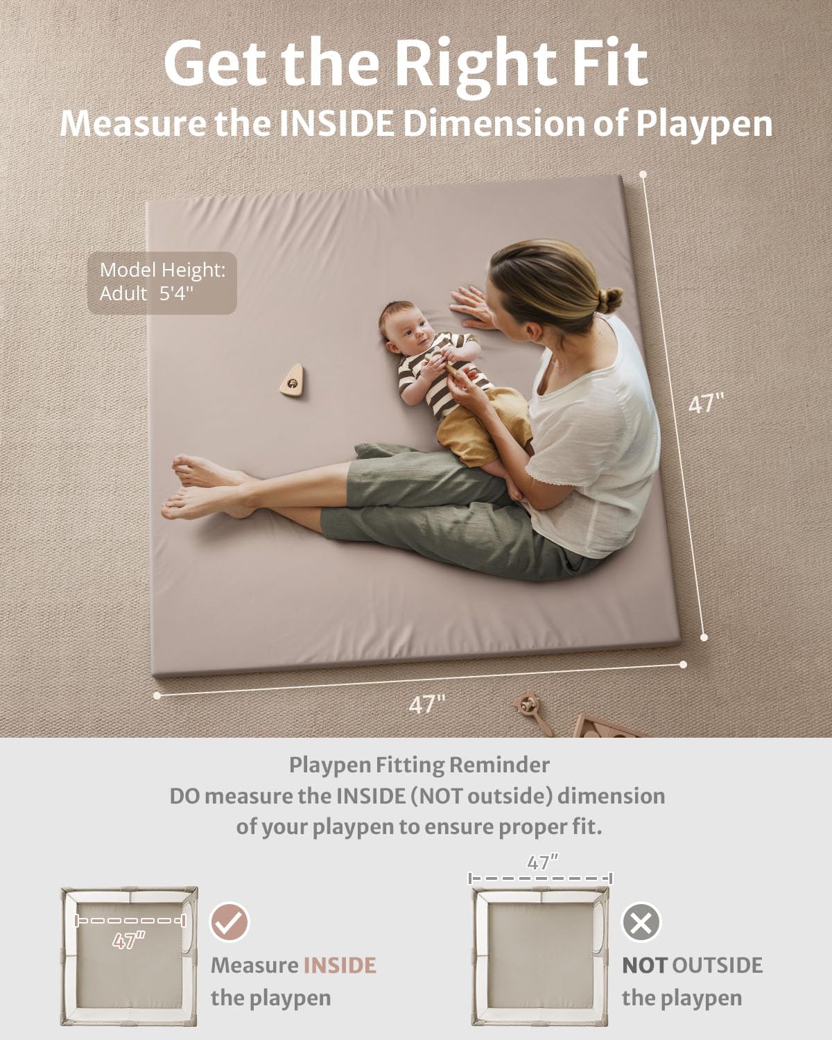 Blissful Diary foam cushion close-up highlights soft support for crawling and tummy time
