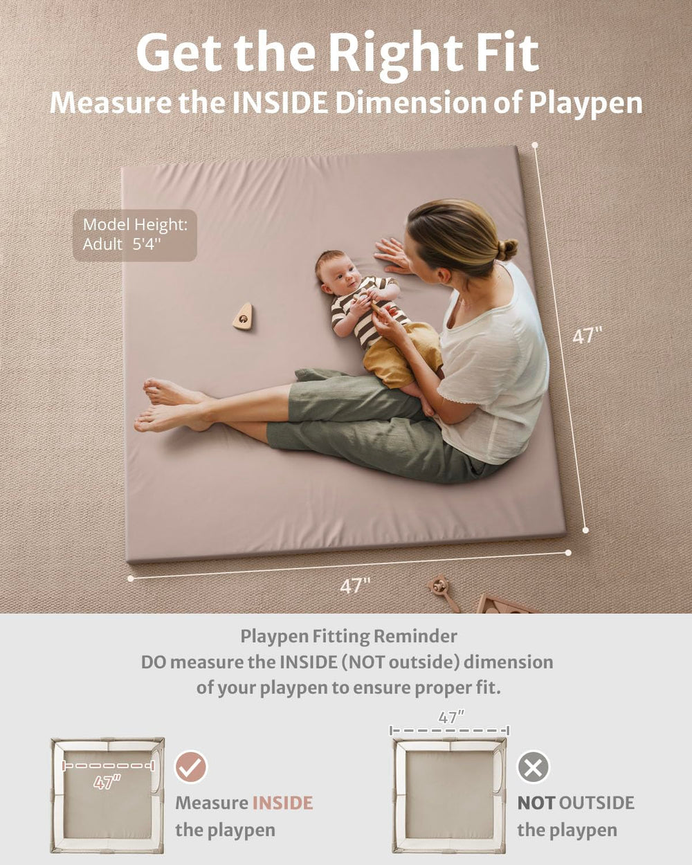 Blissful Diary foam cushion close-up highlights soft support for crawling and tummy time