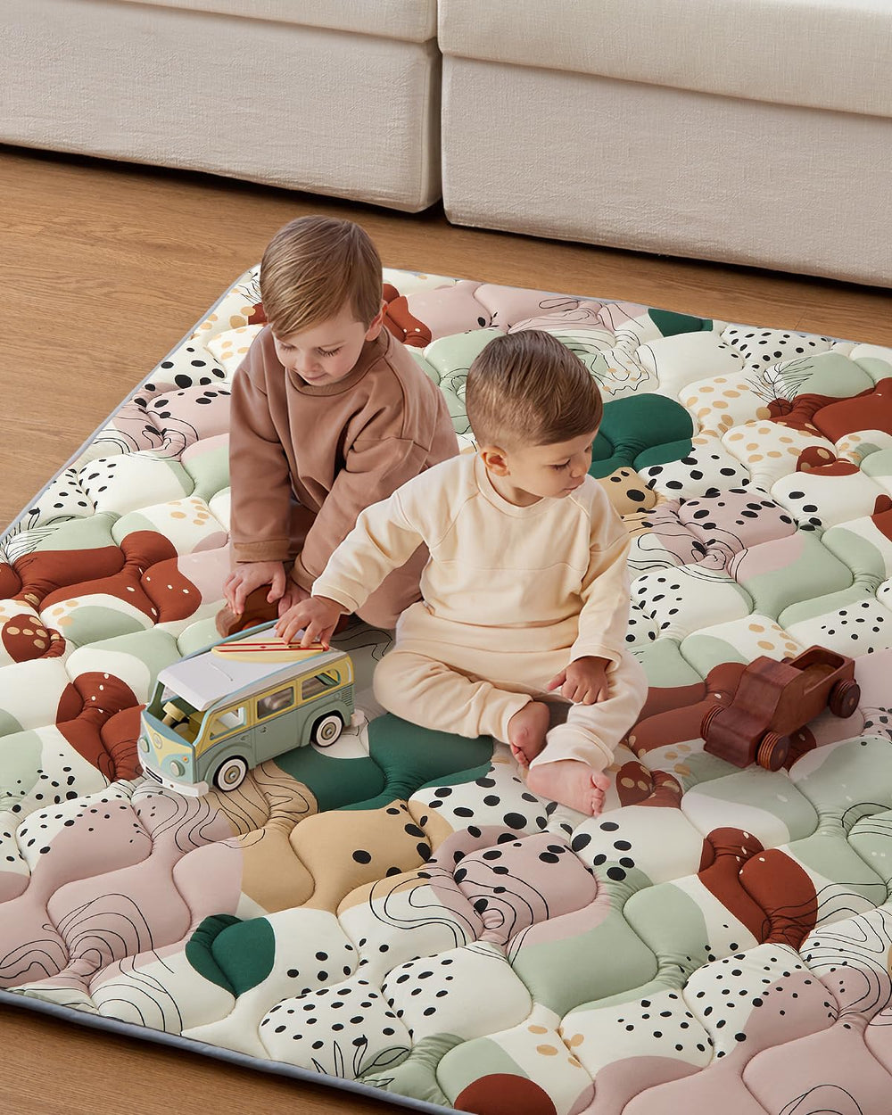 Blissful Diary mat suitable for indoor and outdoor play sessions.