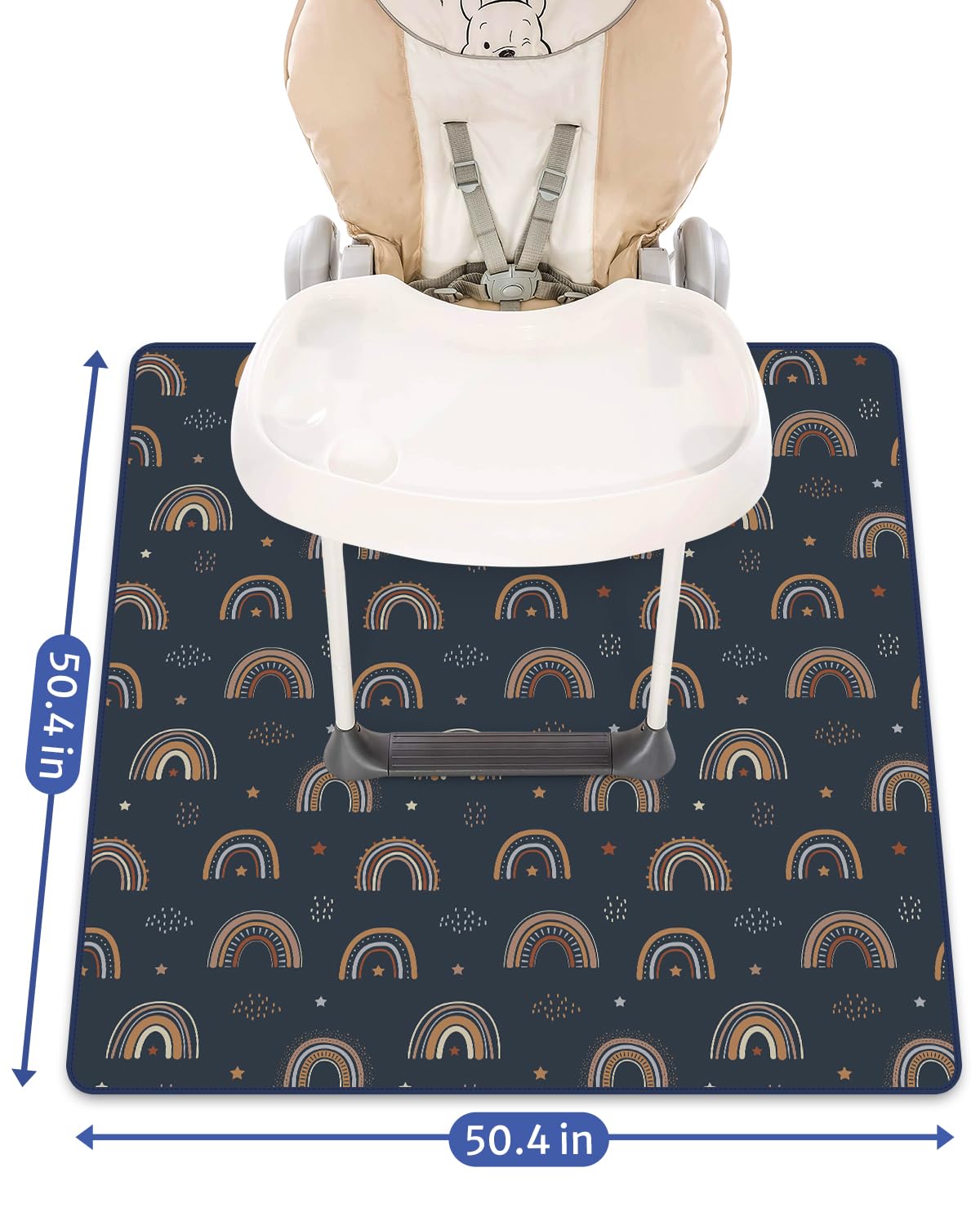 Blissful Diary splat mat waterproof material handles spills without soaking.