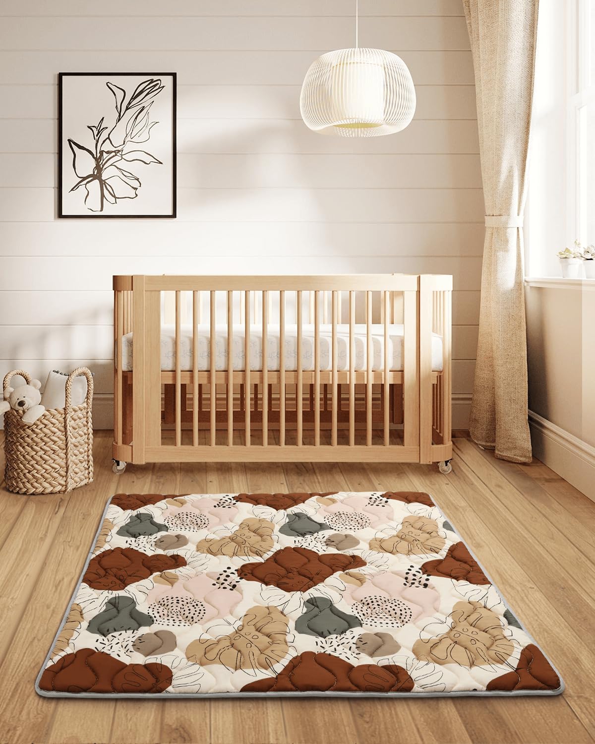 Blissful Diary baby toddler play area mat supports safe exploration