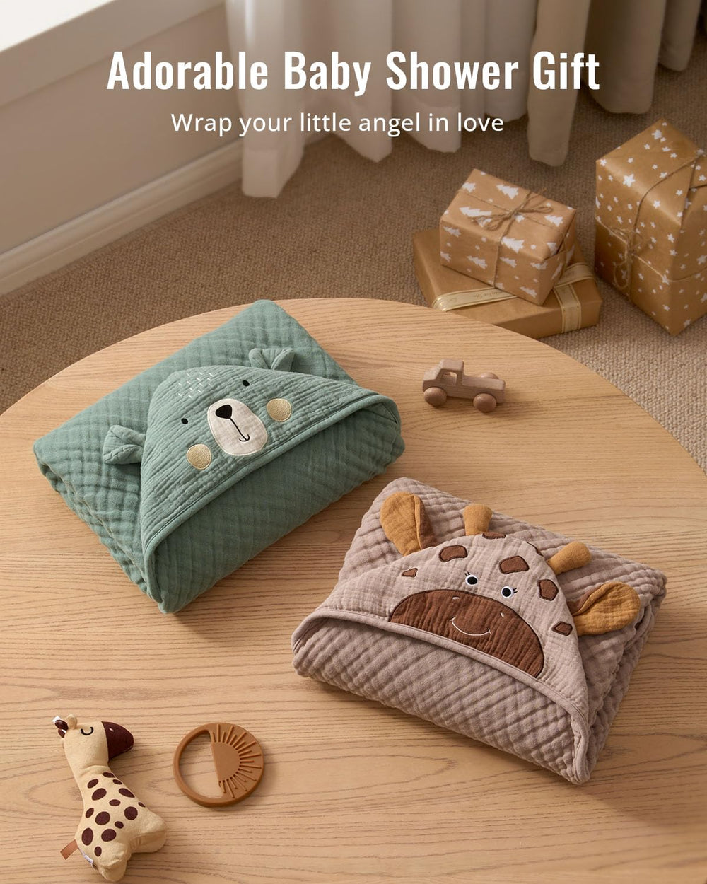 Blissful Diary beach towel for babies ready for sunny outings and protection.