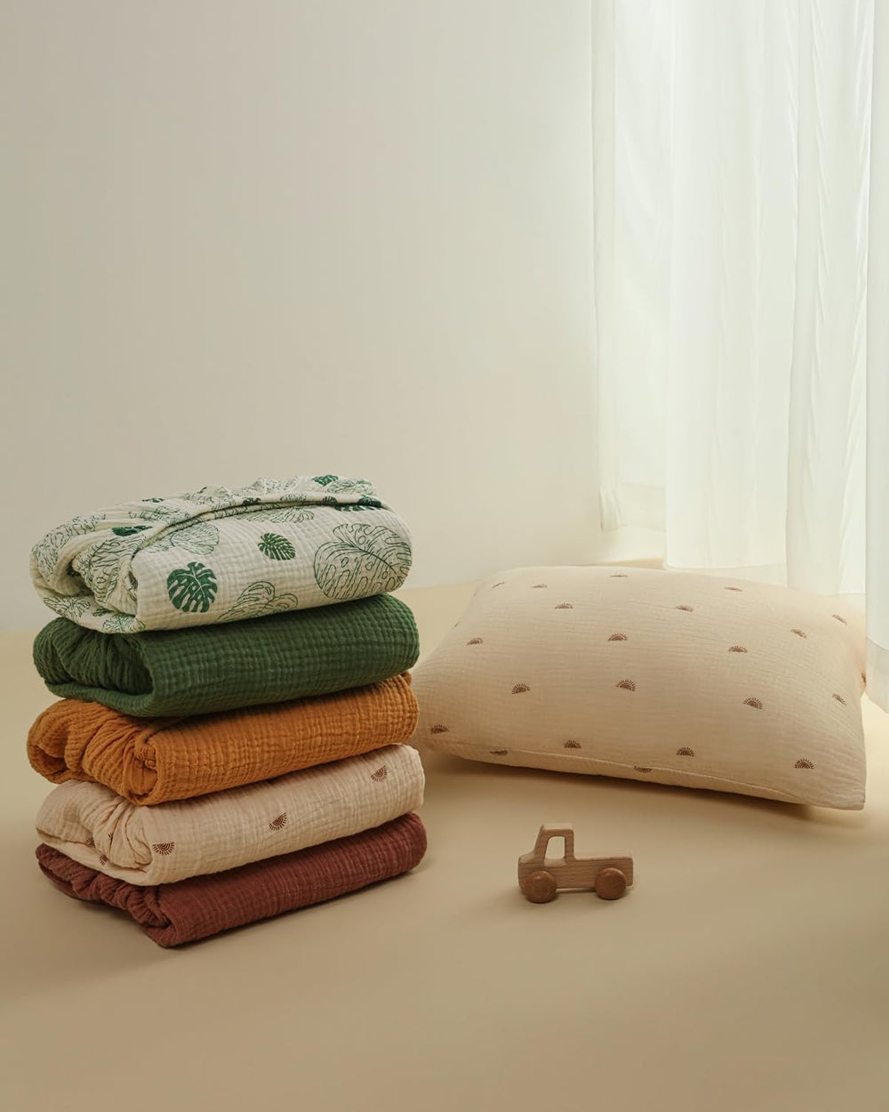 Blissful Diary boho colors suit both boys and girls in nurseries.