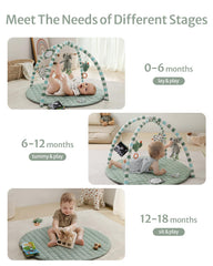 Blissful Diary cactus ringing bell toy detaches for tactile and auditory play.