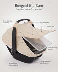 Blissful Diary easy-in, easy-out design with a two-way zipper for quick access.