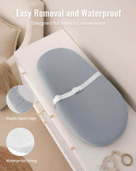 Blissful Diary changing pad anti-roll sides keep baby secure