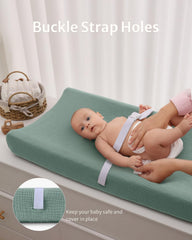 Blissful Diary 2-pack covers stacked; convenient replacement and nursery styling options.