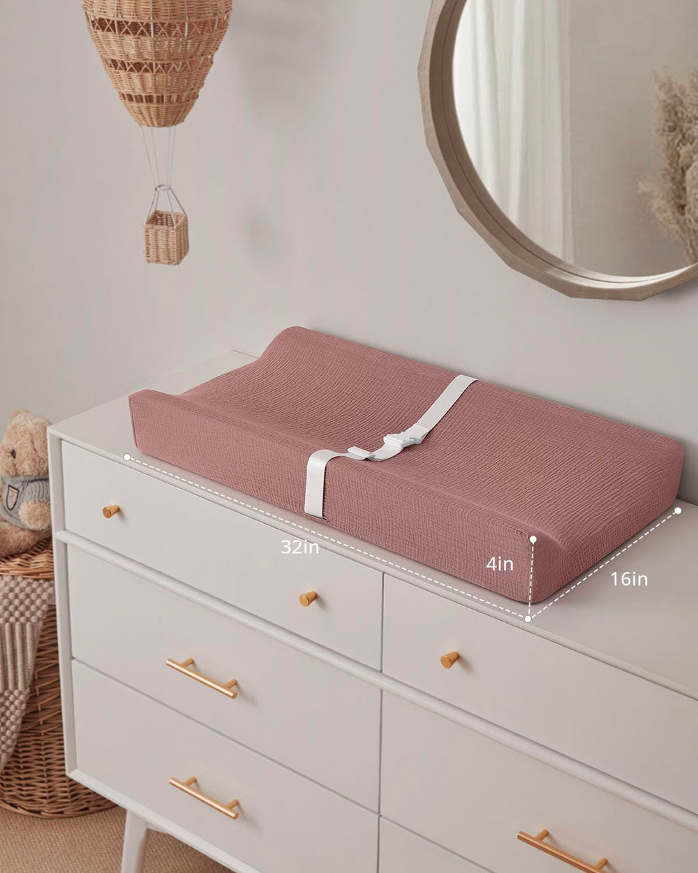 Blissful Diary dusty pink nursery design adds soft charm to modern spaces