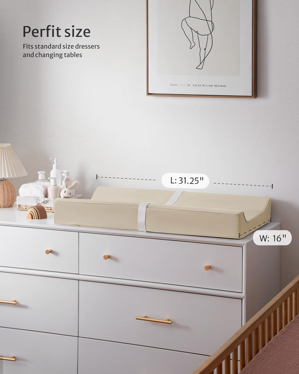 Blissful Diary non-slip bottom prevents shifting on dressers and tables.