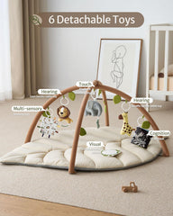 Blissful Diary detachable toys elephant toy provides tactile exploration and soothing moments during play