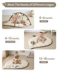 Blissful Diary detachable toys giraffe rattle adds visual interest and motor-skill play during tummy time