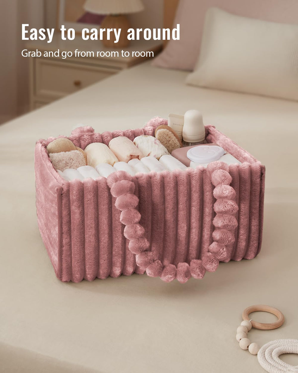 Blissful Diary diaper caddy portable-tote ready for on-the-go use