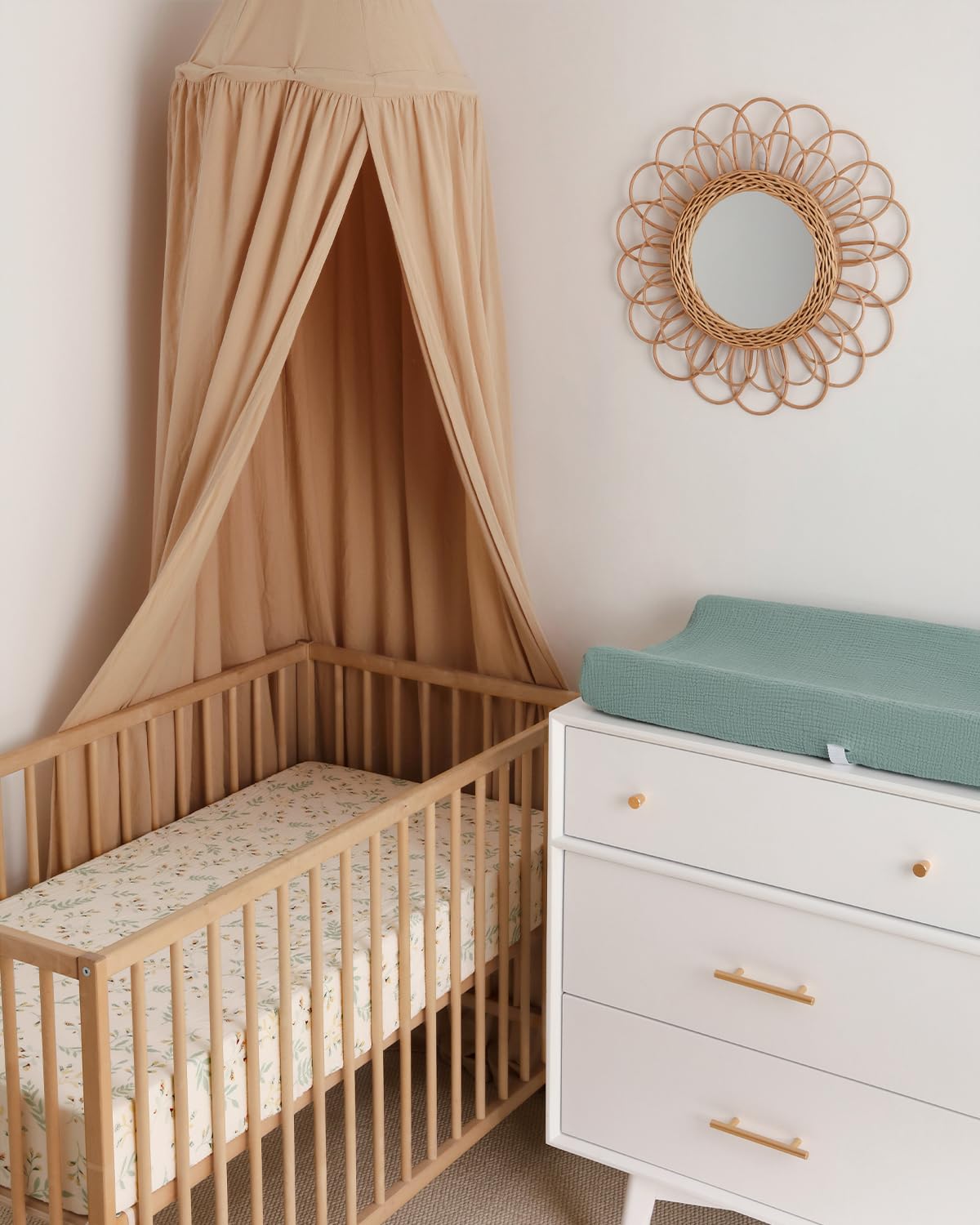 Blissful Diary easy-care muslin crib sheets withstand machine washing while staying soft.