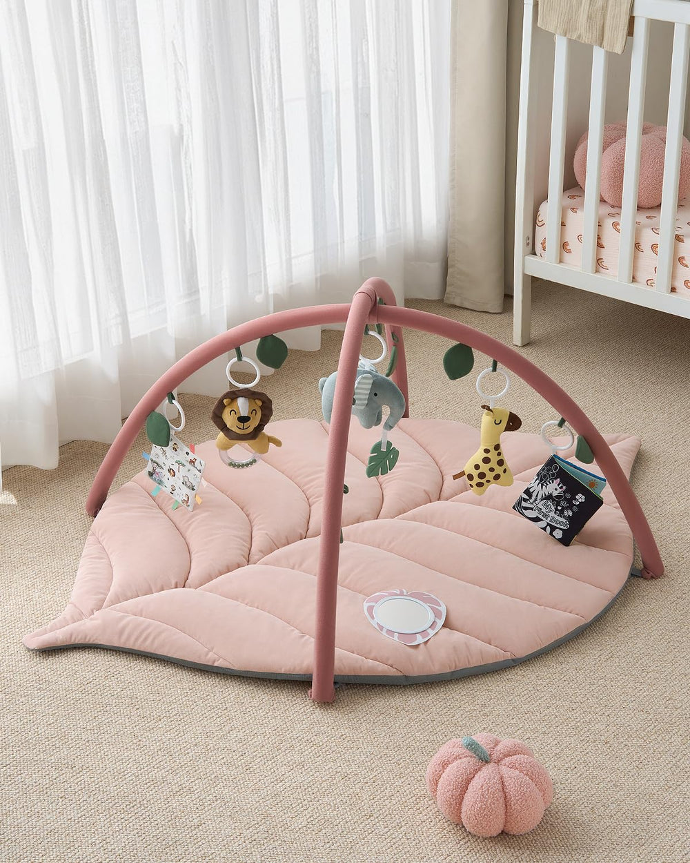 Blissful Diary non-slip back helps keep baby safe during floor time