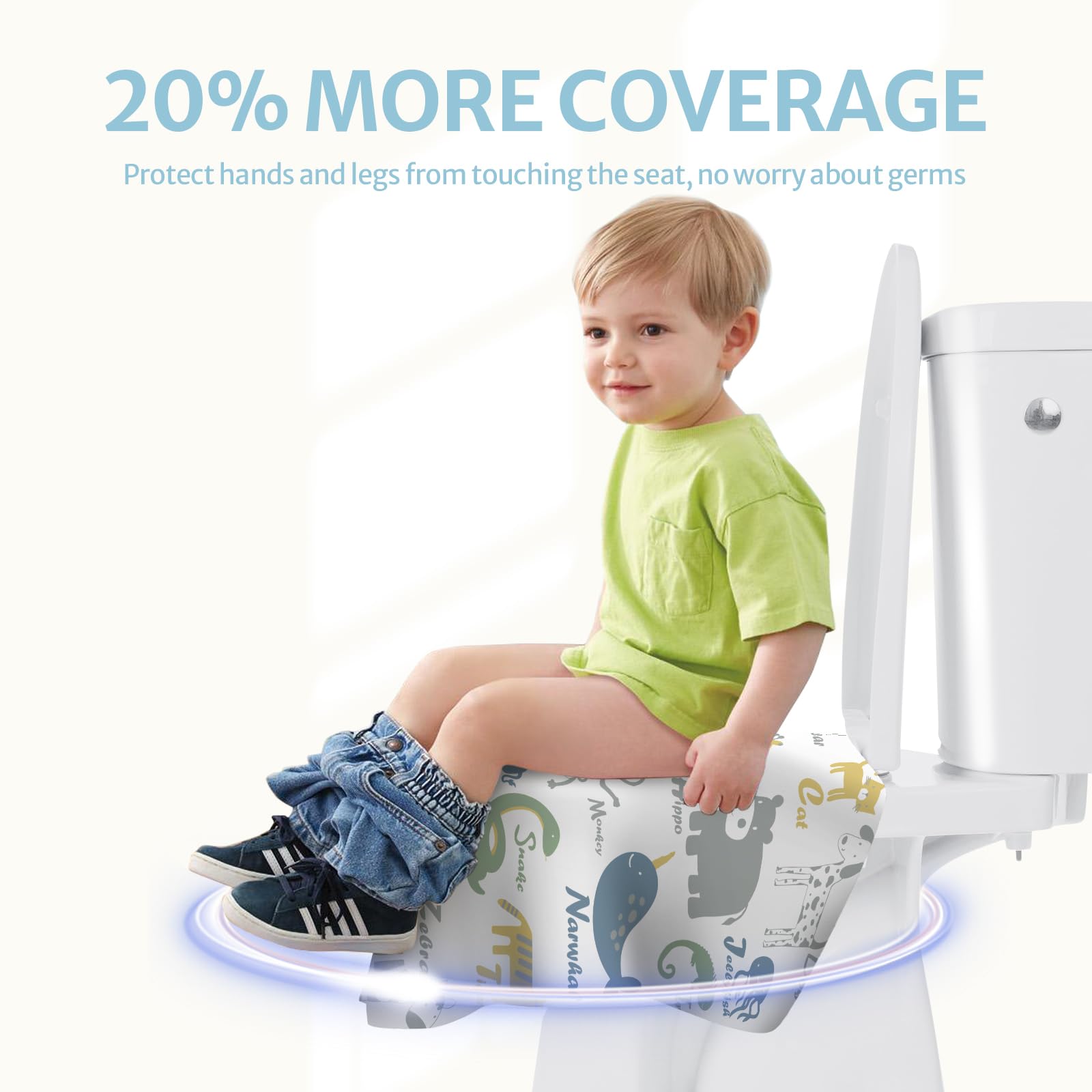 Blissful Diary easy-use toilet seat cover demonstrated for quick protection