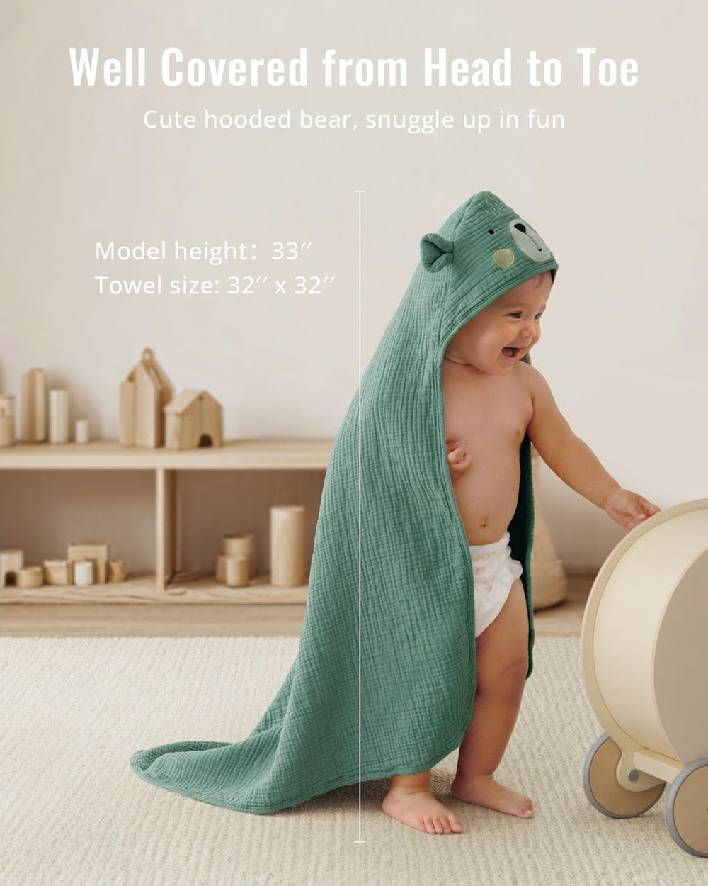 Blissful Diary multi-layer muslin; quick-drying and durable