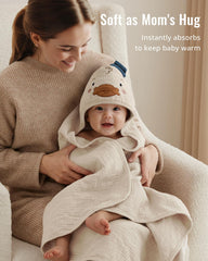 Blissful Diary absorption close-up shows fast-drying muslin for comfy post bath