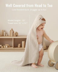 Blissful Diary 32x32 inch towel covers newborns to toddlers head-to-toe
