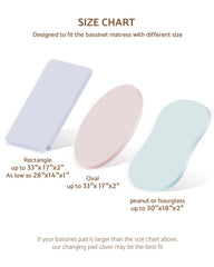 Blissful Diary boho-pattern bassinet sheet 02, easy-care fabric remains soft after washing.