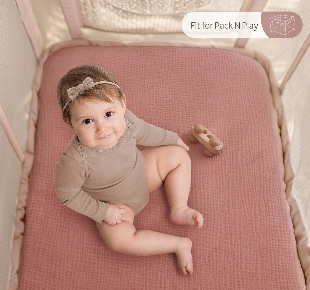 Blissful Diary muslin closeup shows soft texture ideal for delicate baby skin