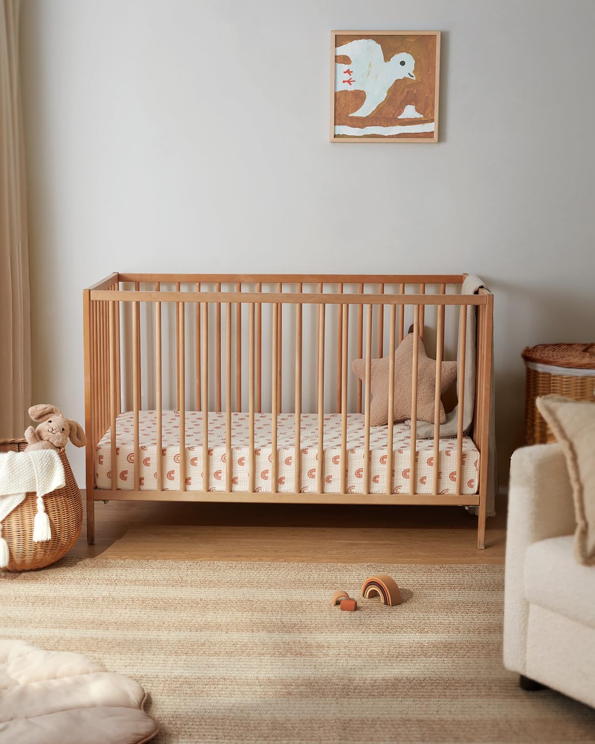 Blissful Diary muslin fabric close-up highlights soft, breathable textile good for delicate baby skin.