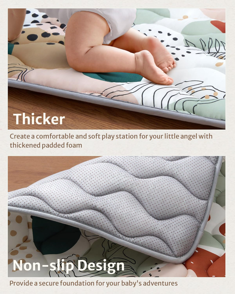 Blissful Diary premium foam cushions joints during crawls