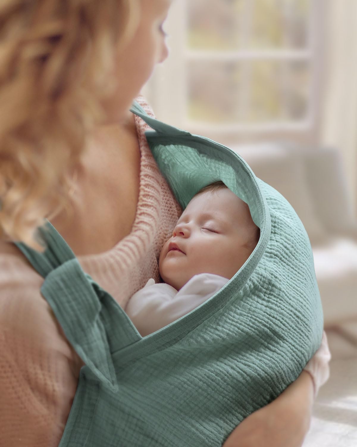 Blissful Diary nursing cover privacy panel helps discreet feeding in public.