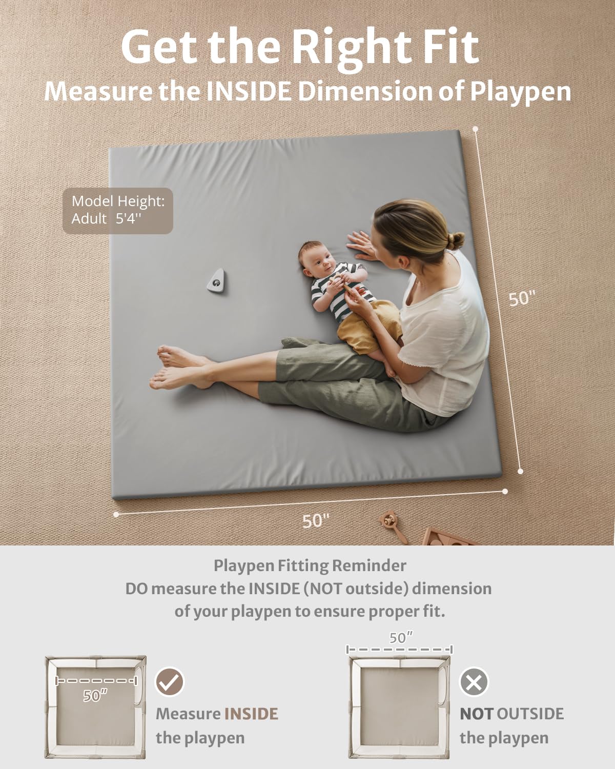 Blissful Diary play mat with crawling baby demonstrates safe exploration surface