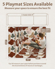 Blissful Diary play mat in playpen for safe, cushioned exploration.