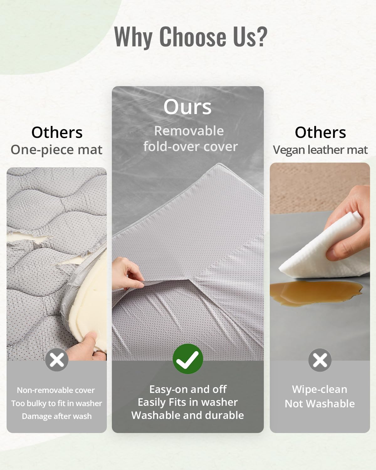Blissful Diary play mat features-oversized-71x59 offers ample space for toddlers to crawl.