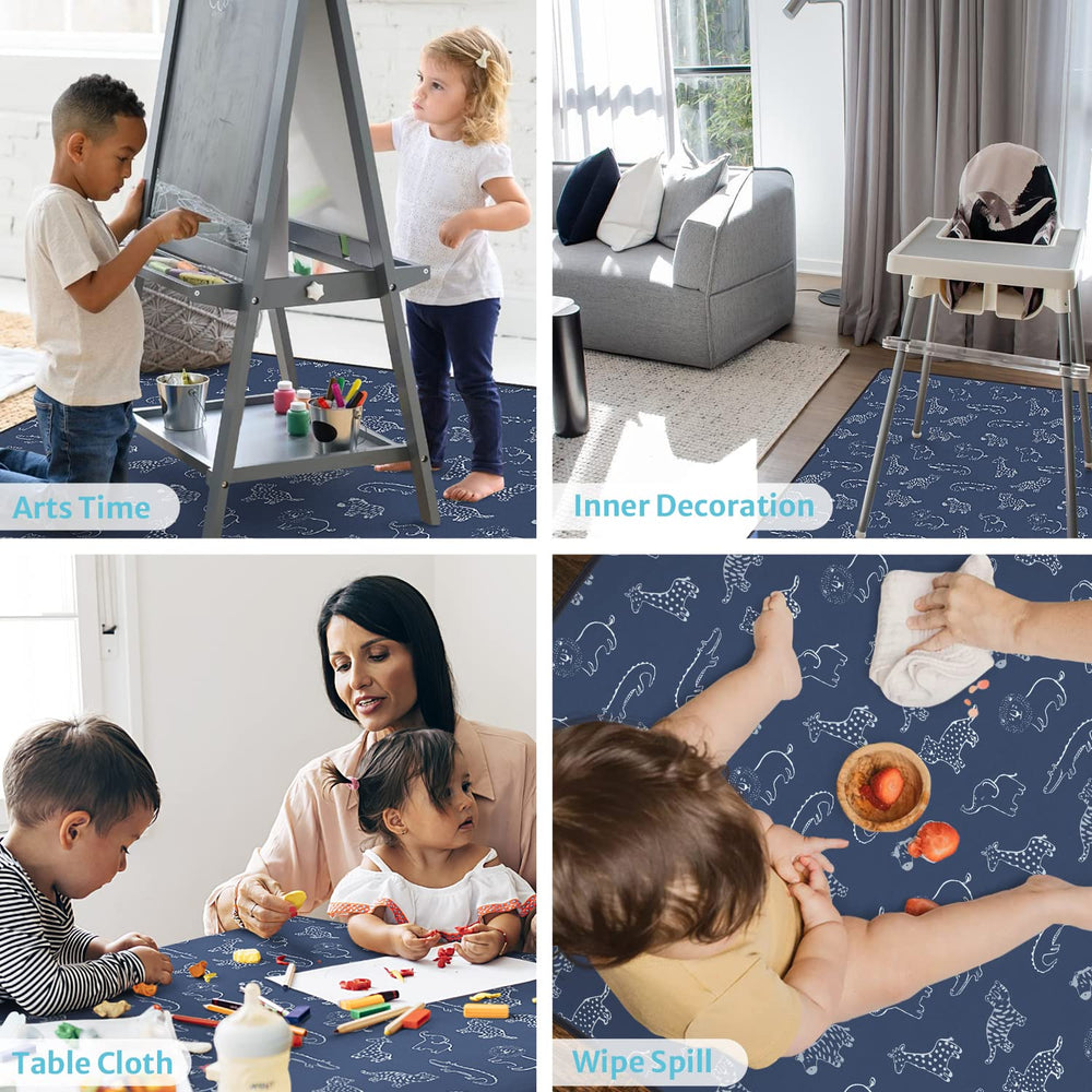 Blissful Diary Portable Splat Mat ideal for travel, picnics, and outdoor use
