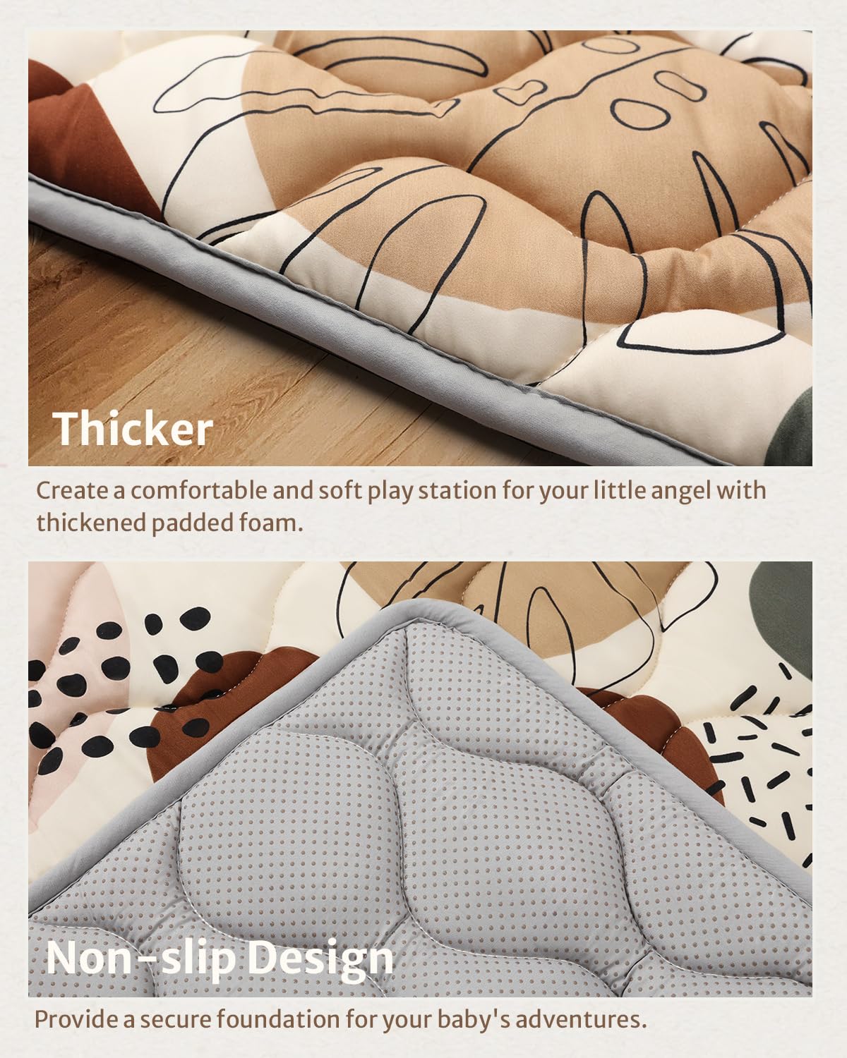 Blissful Diary soft padding foam top cushions wrists, elbows, and knees.