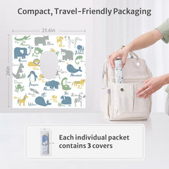 Blissful Diary soft waterproof toilet seat cover close-up for comfort
