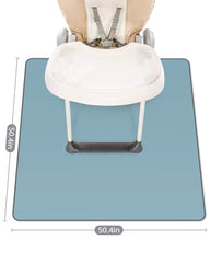 Blissful Diary Splat Mat with Anti-Slip Bottom stays in place during meals.