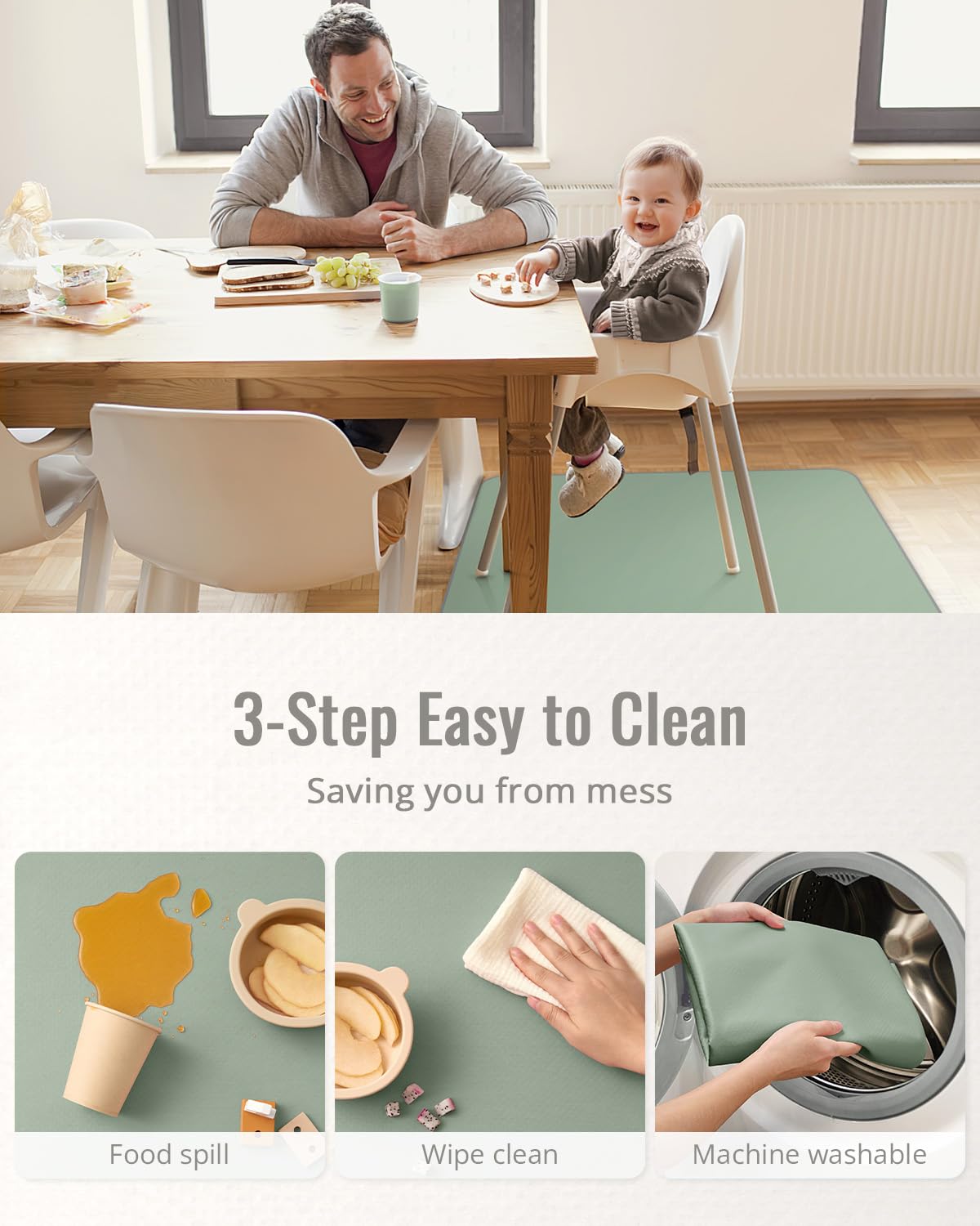 Blissful Diary Splat Mat foldable for travel and picnics.