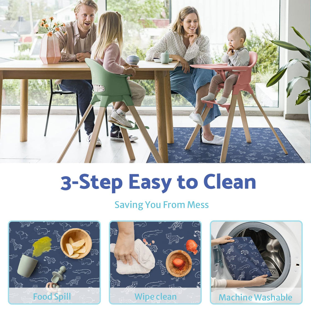 Blissful Diary Splat Mat doubles as a tablecloth for crafts and messier play