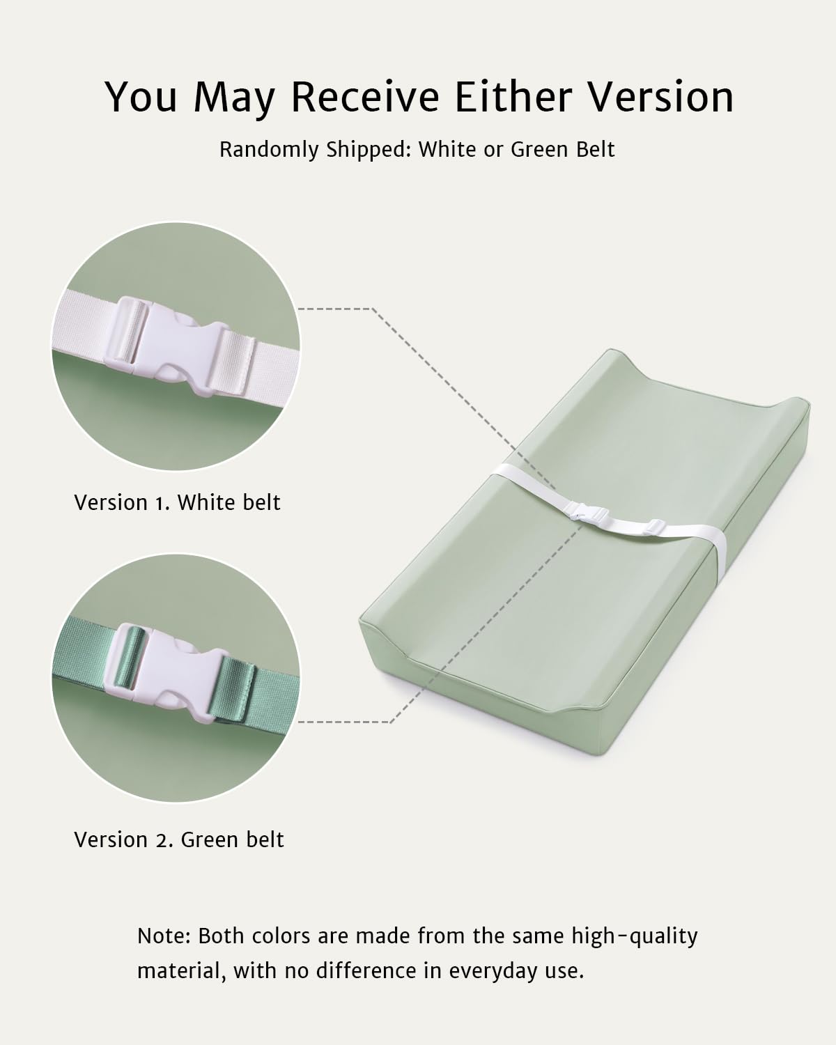Blissful Diary standard-size pad fits dressers and changing tables for versatile use