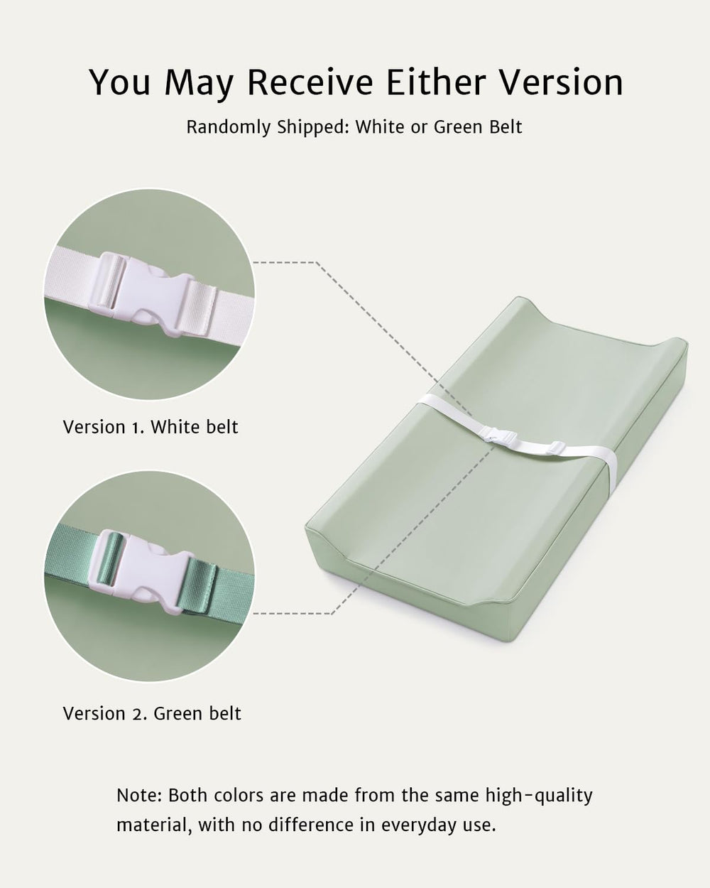 Blissful Diary standard-size pad fits dressers and changing tables for versatile use