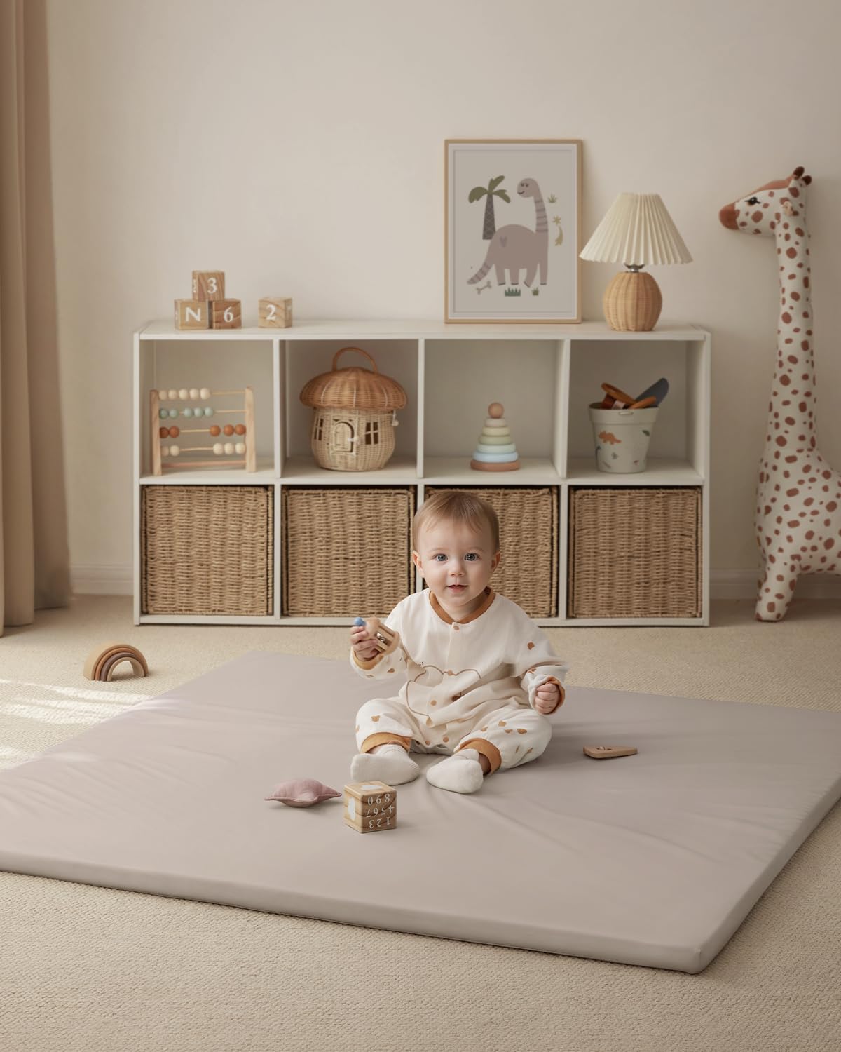 Blissful Diary tummy time and crawling support with cushioned comfort.