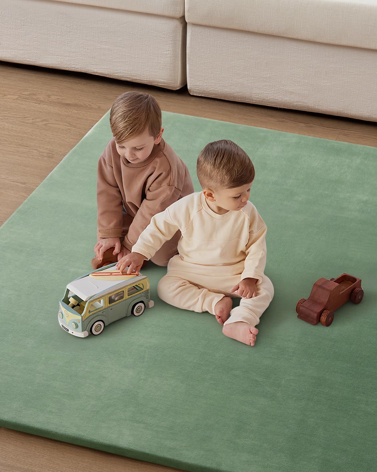 Blissful Diary versatile mat complements home décor while providing safe play space.