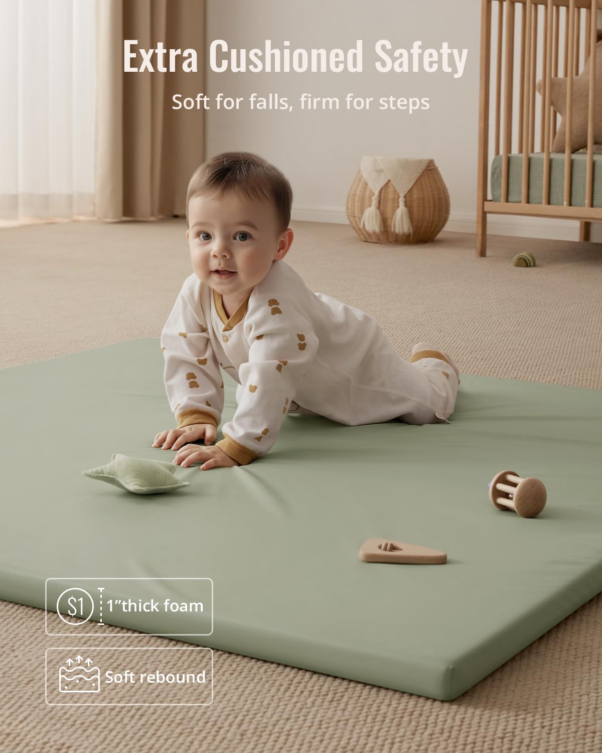 Blissful Diary tummy time surface cushions crawlers with soft, durable support.