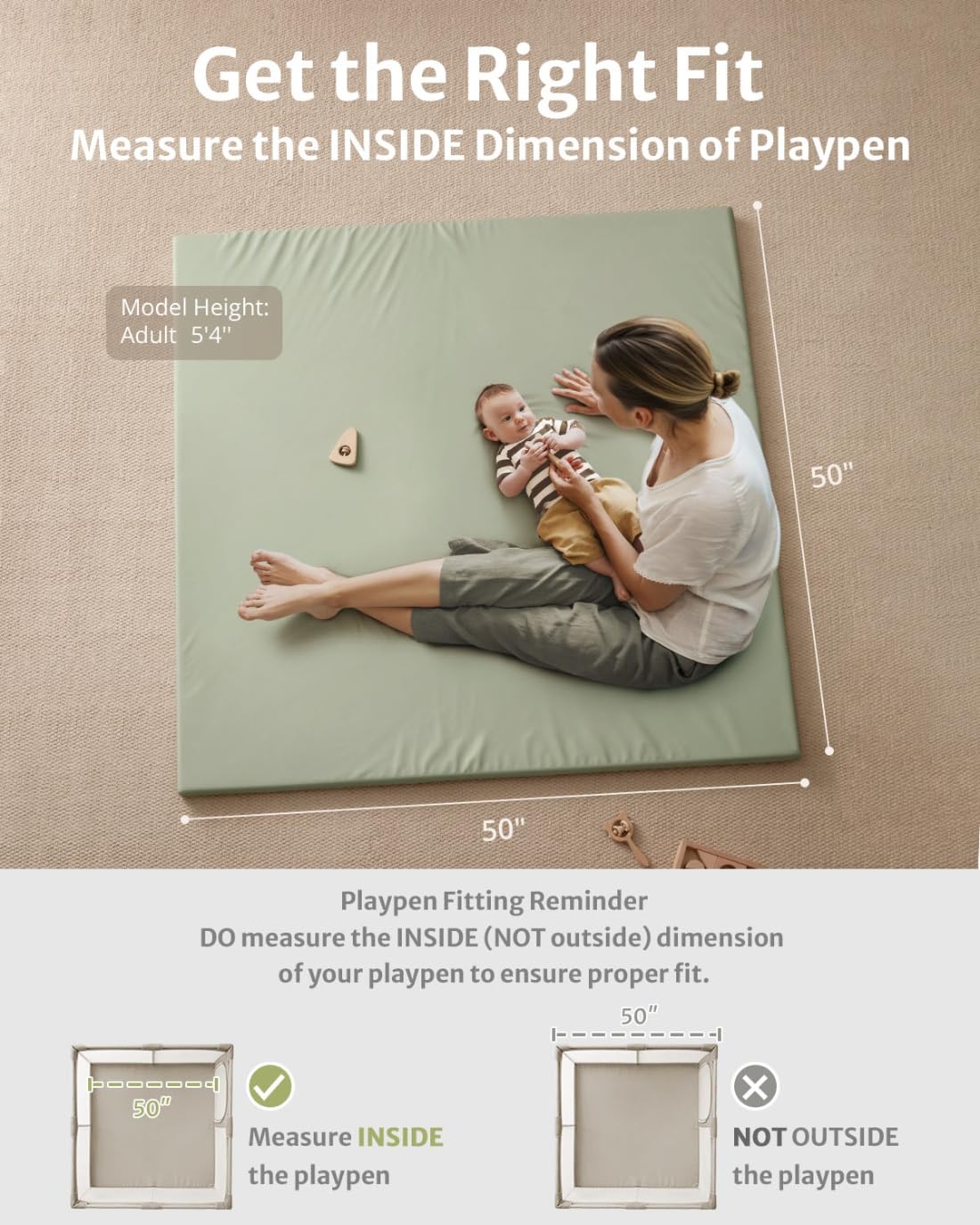 Blissful Diary play mat waterproof surface for quick cleaning after spills.
