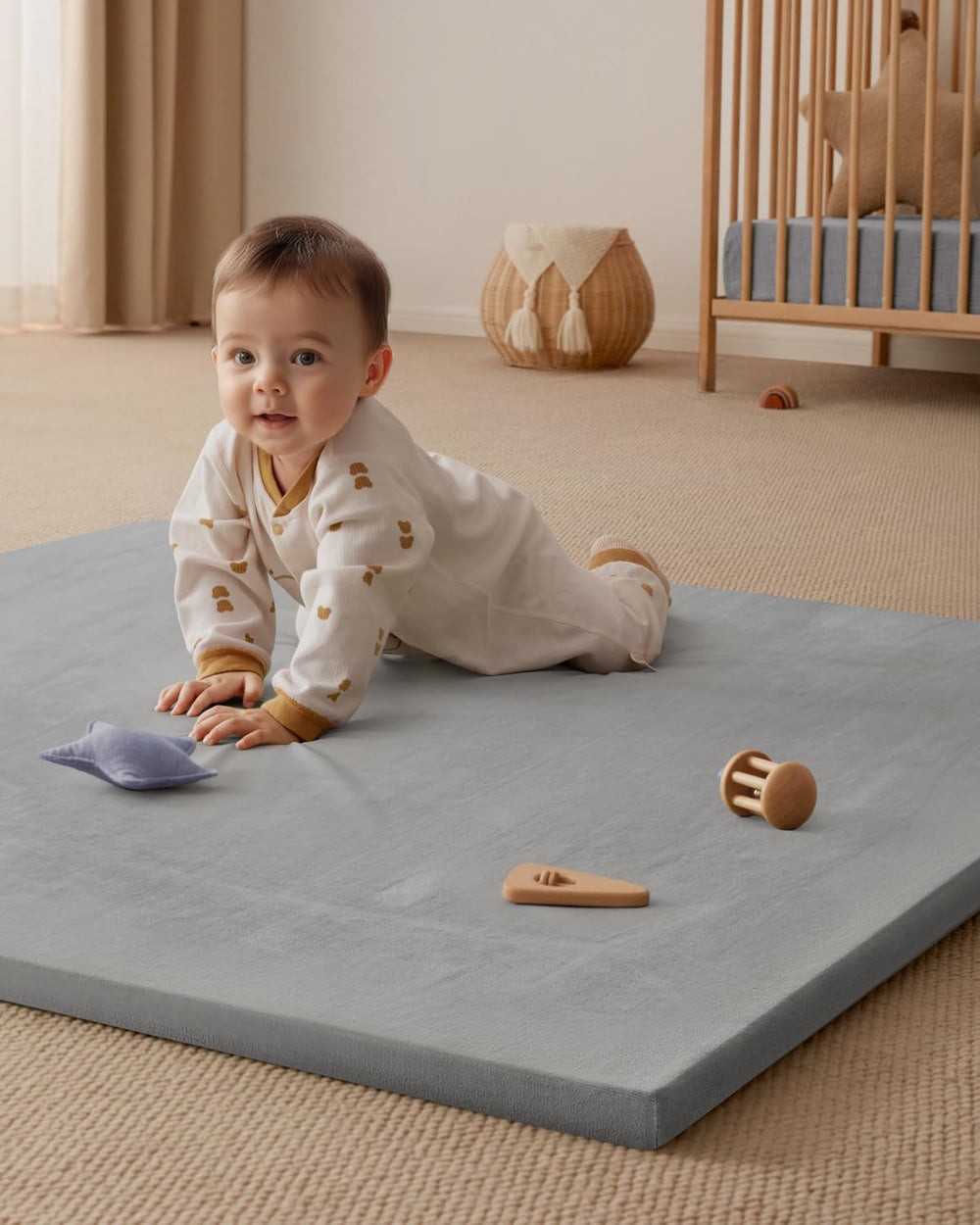 Blissful Diary versatile-use area shows playroom and nursery setups.