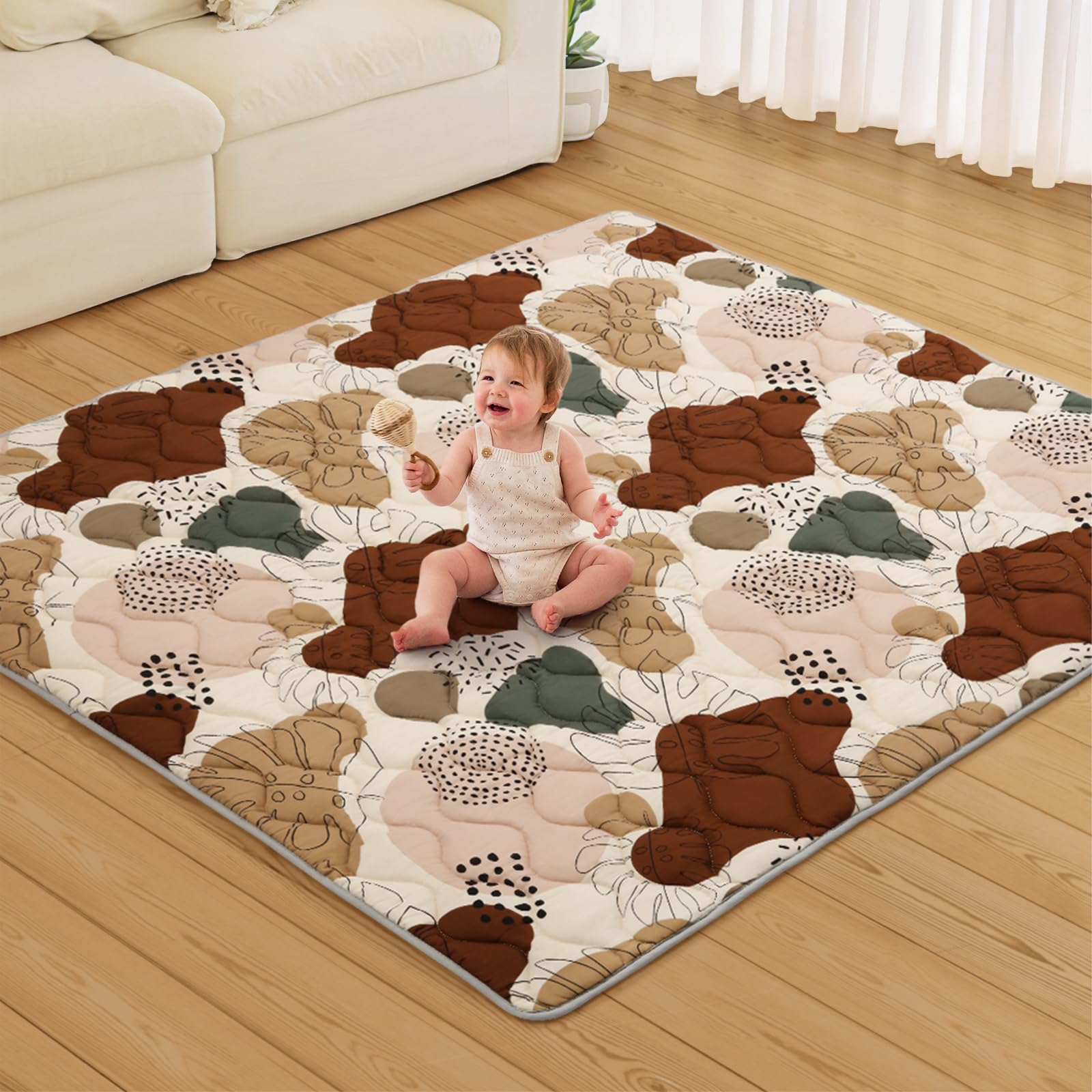 Blissful Diary washable cover keeps the mat easy to clean and fresh.