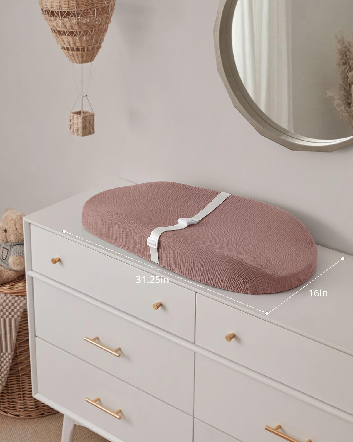 Blissful Diary waterproof wipe-clean surface cleans easily after messy changes