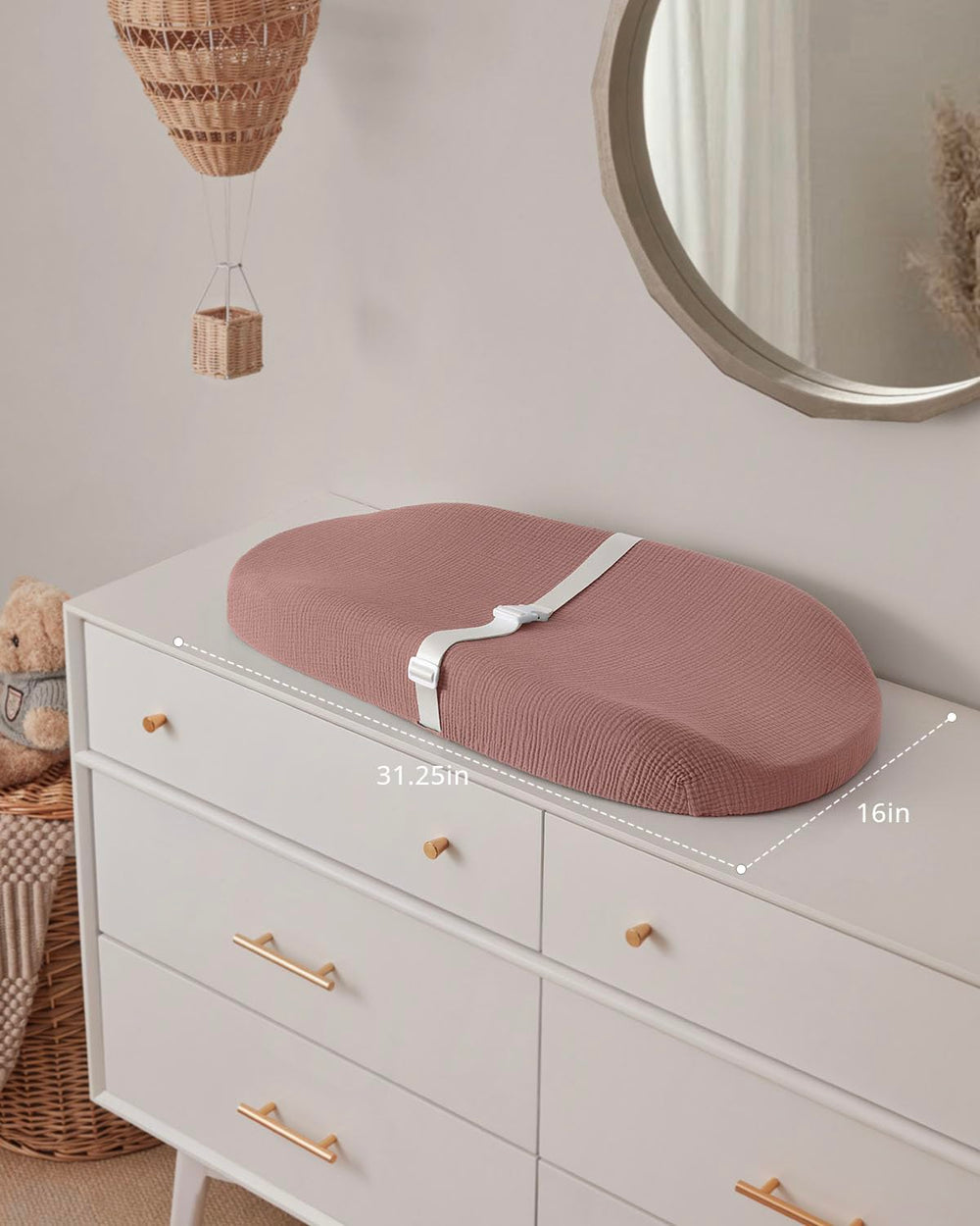 Blissful Diary waterproof wipe-clean surface cleans easily after messy changes