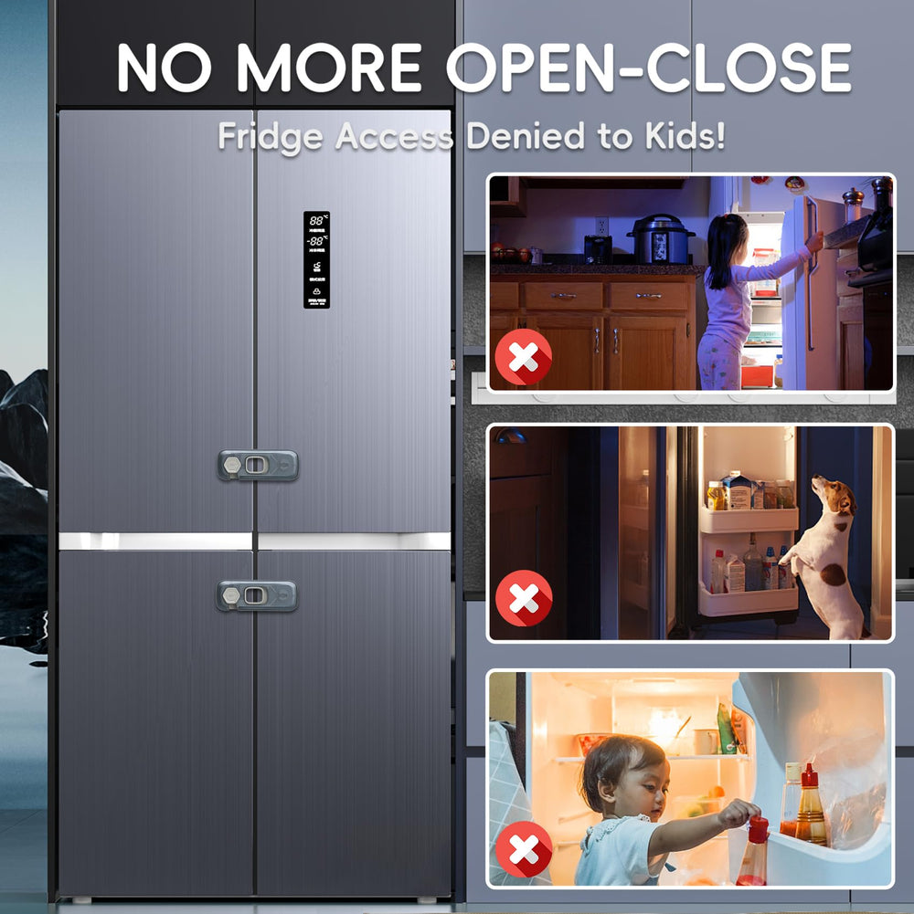 Blissleaf fridge lock easy-install demonstrates tool-free setup for quick use