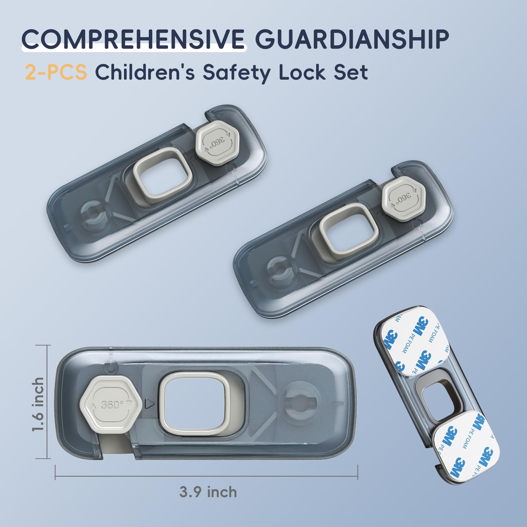 Blissleaf fridge lock in use keeps cabinets child-proof and accessible for adults