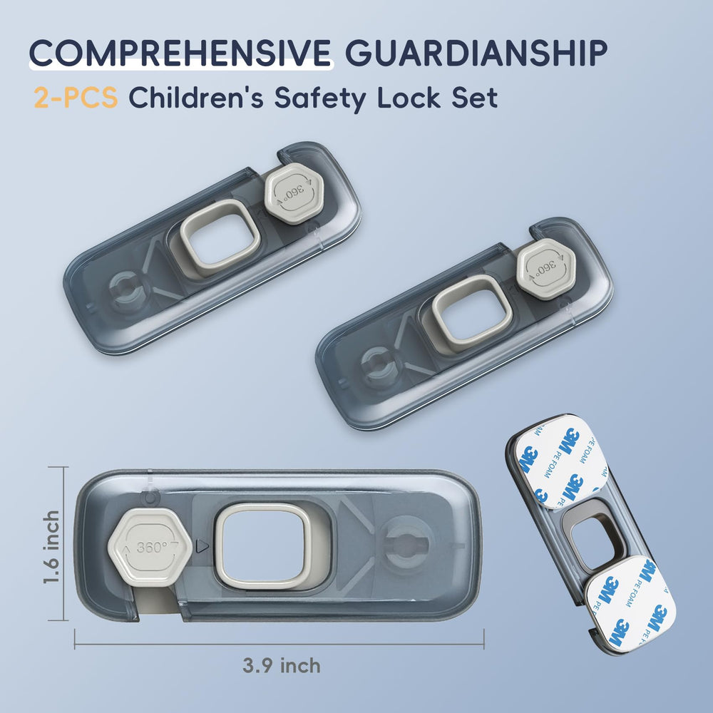 Blissleaf fridge lock in use keeps cabinets child-proof and accessible for adults